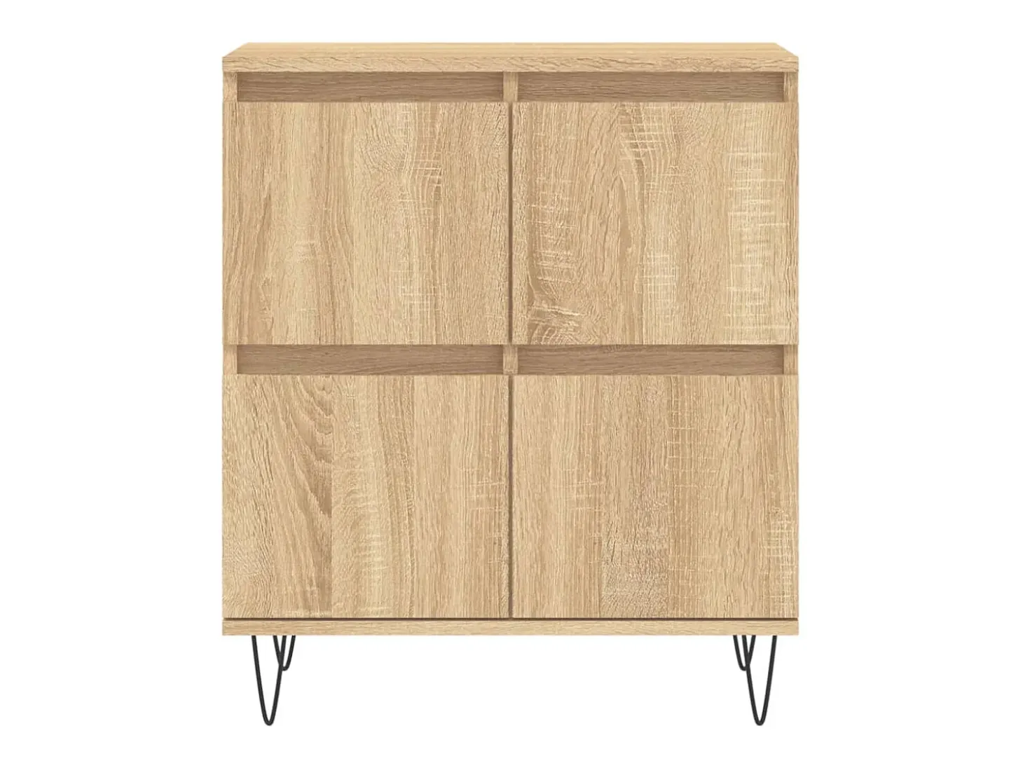 Aparador de madera contrachapada roble Sonoma 60x35x70 cm