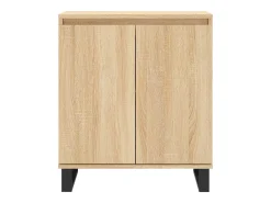 Aparador de madera contrachapada roble Sonoma 60x35x70 cm