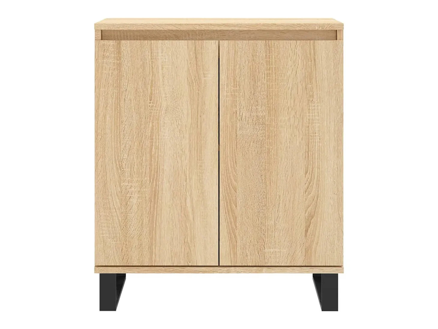 Aparador de madera contrachapada roble Sonoma 60x35x70 cm