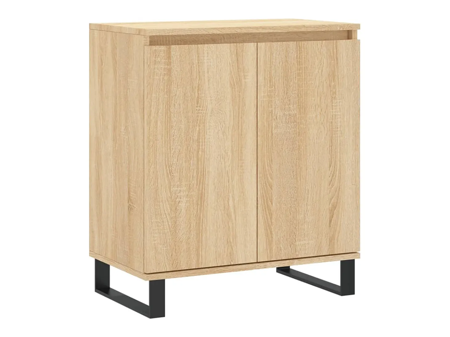 Aparador de madera contrachapada roble Sonoma 60x35x70 cm