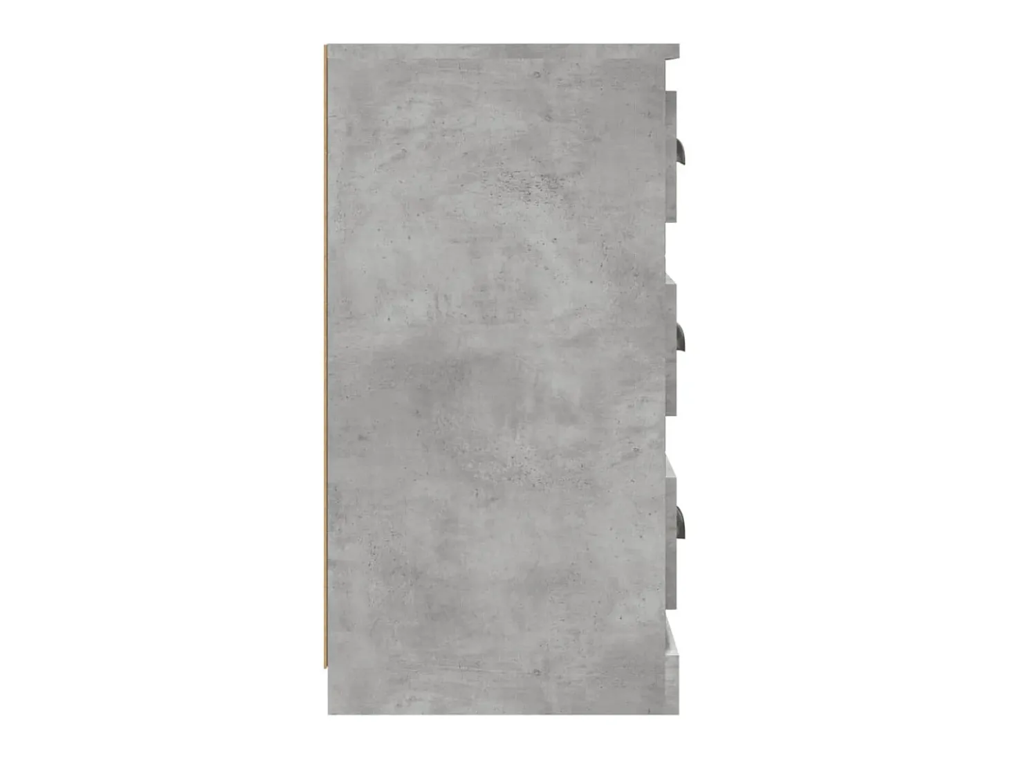 Aparador de madera contrachapada gris hormigón 70x35,5x67,5 cm ES22635