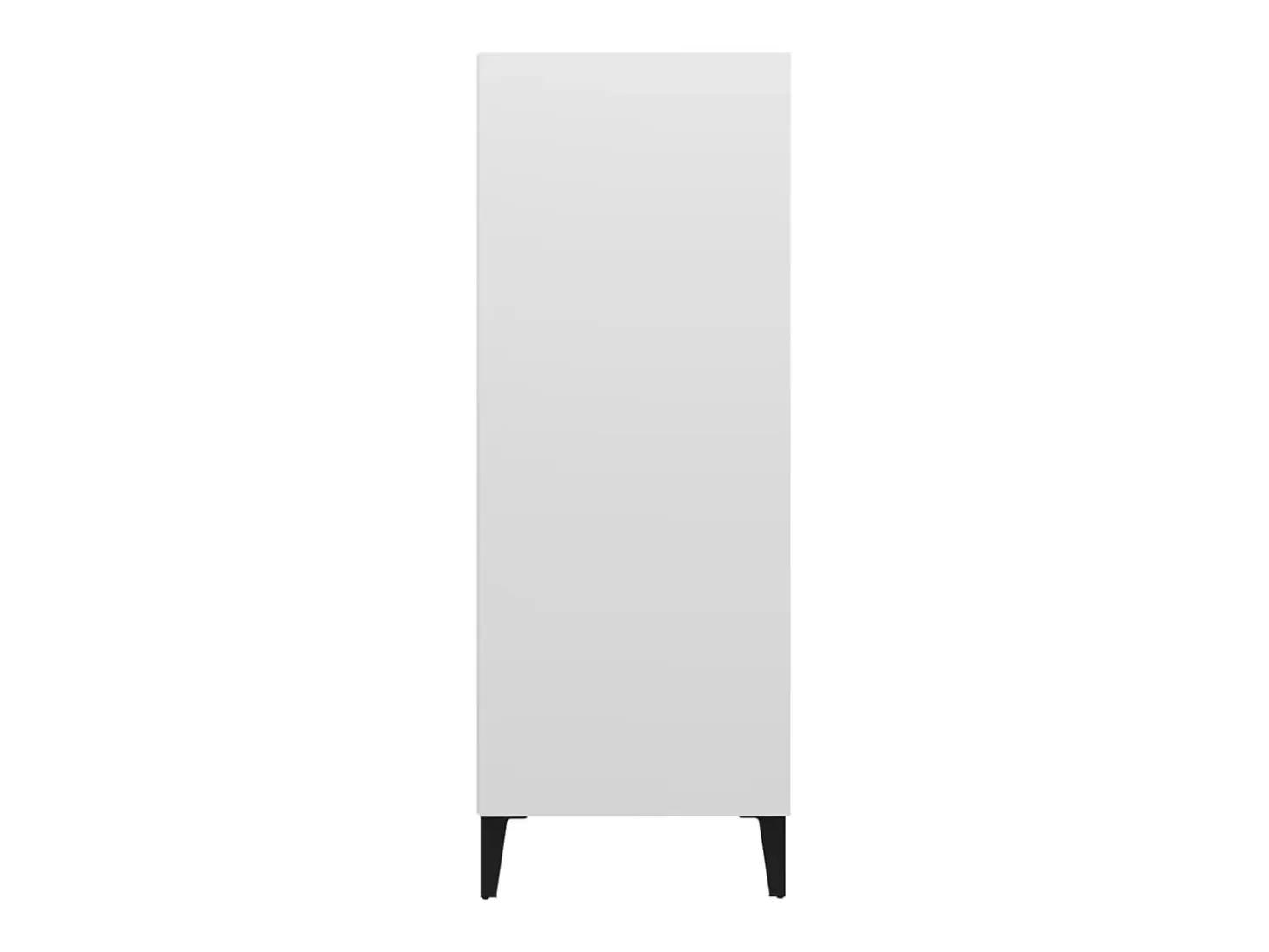 Aparador de madera contrachapada blanco 69,5x32,5x90 cm