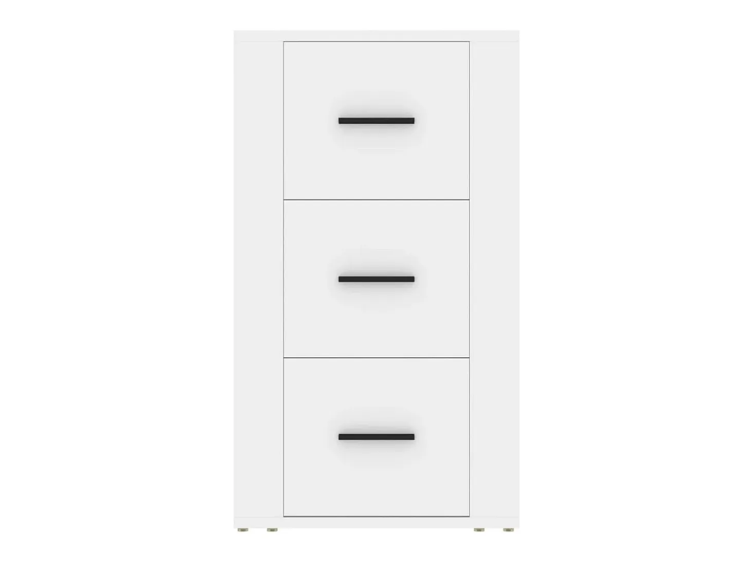 Aparador de madera contrachapada blanco 40x33x70 cm ES21841