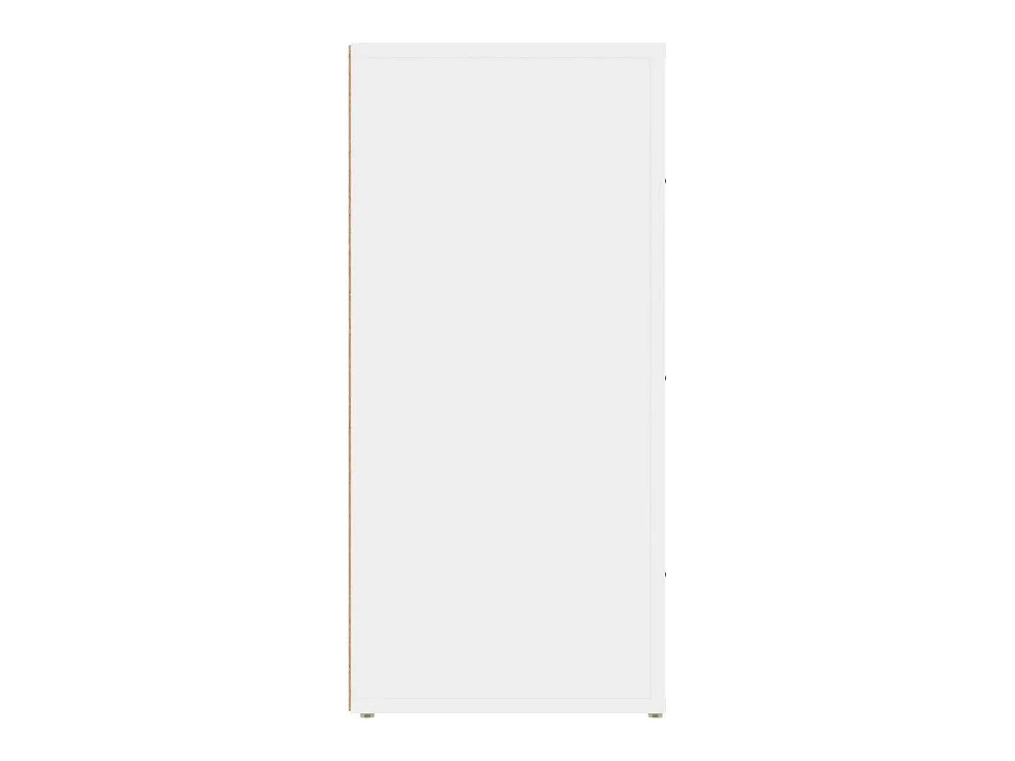 Aparador de madera contrachapada blanco 40x33x70 cm ES21841