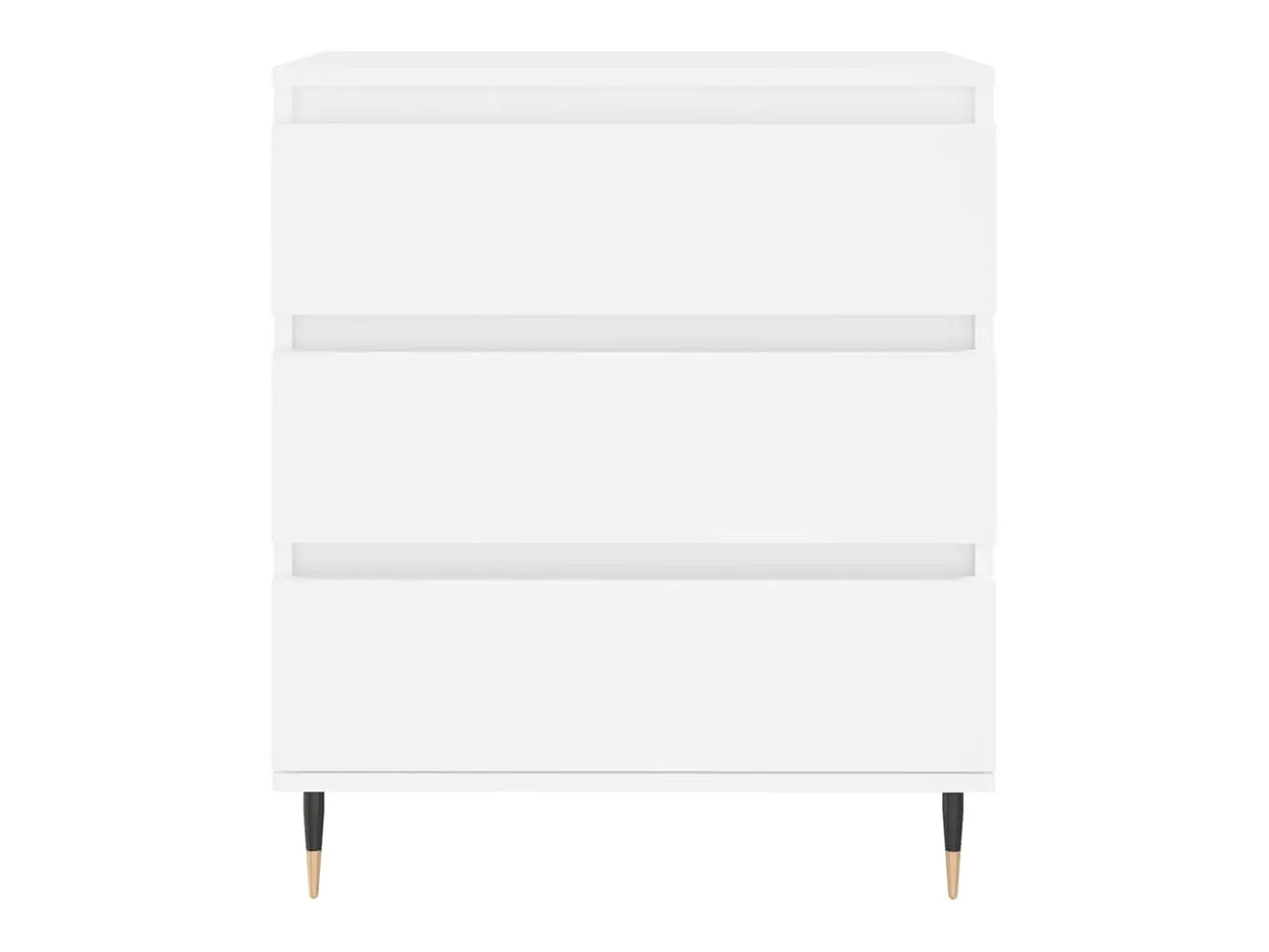 Aparador de madera contrachapada blanco 60x35x70 cm ES38449