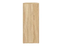Aparador de madera contrachapada roble Sonoma 91x29,5x75 cm