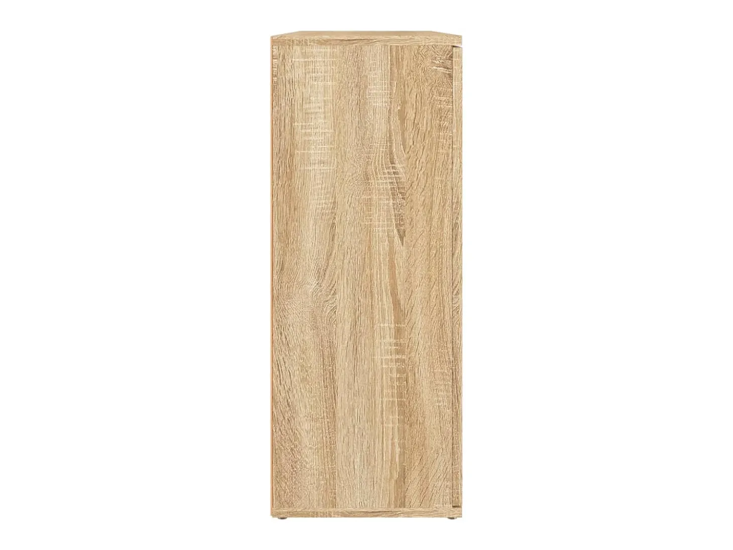 Aparador de madera contrachapada roble Sonoma 91x29,5x75 cm