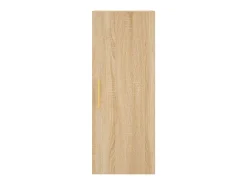 Aparador de madera contrachapada roble Sonoma 34,5x34x180 cm
