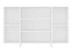 Aparador de madera contrachapada blanco 120x30x75 cm ES10520