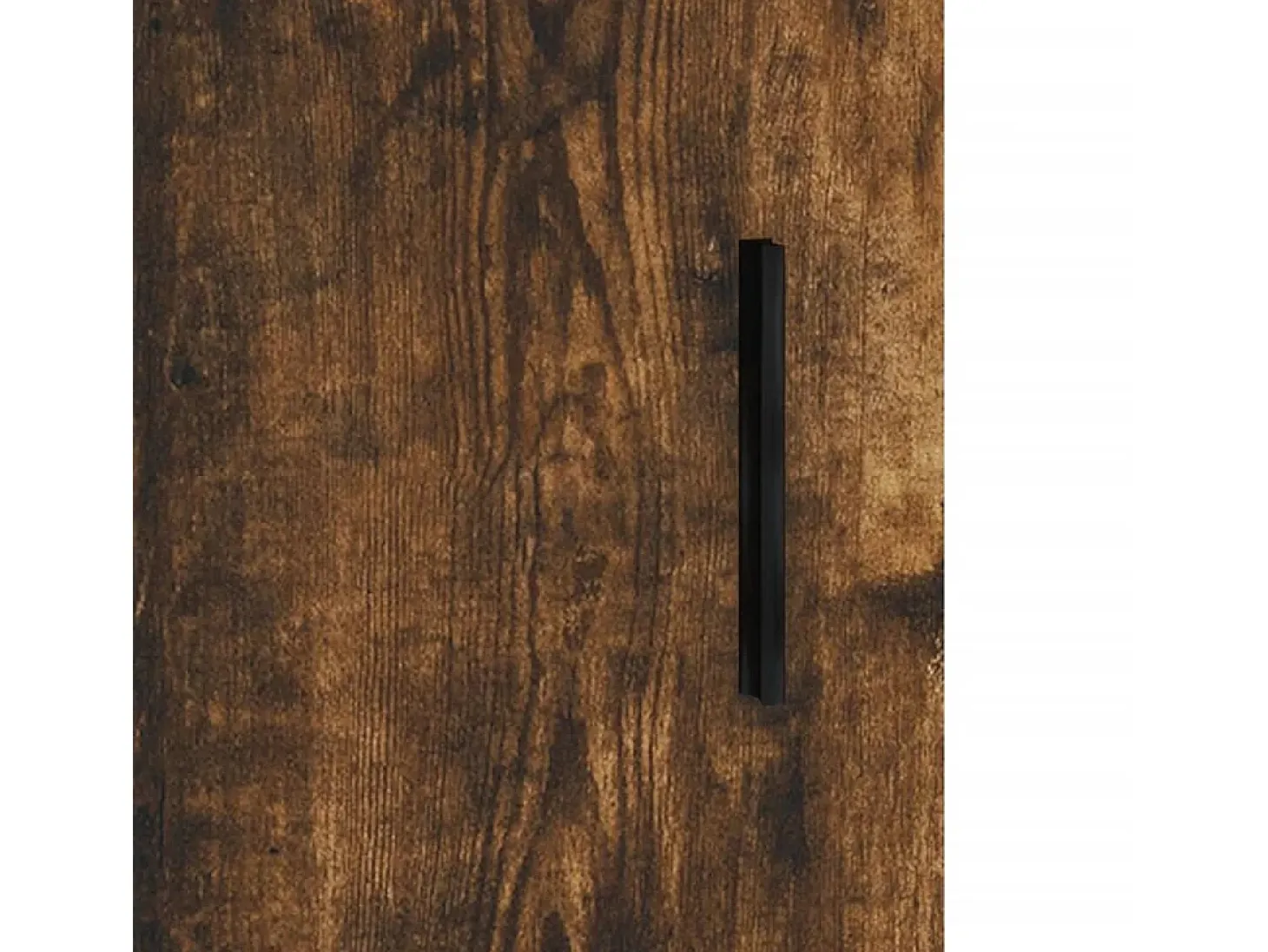 Aparador de madera contrachapada roble ahumado 34,5x34x180 cm