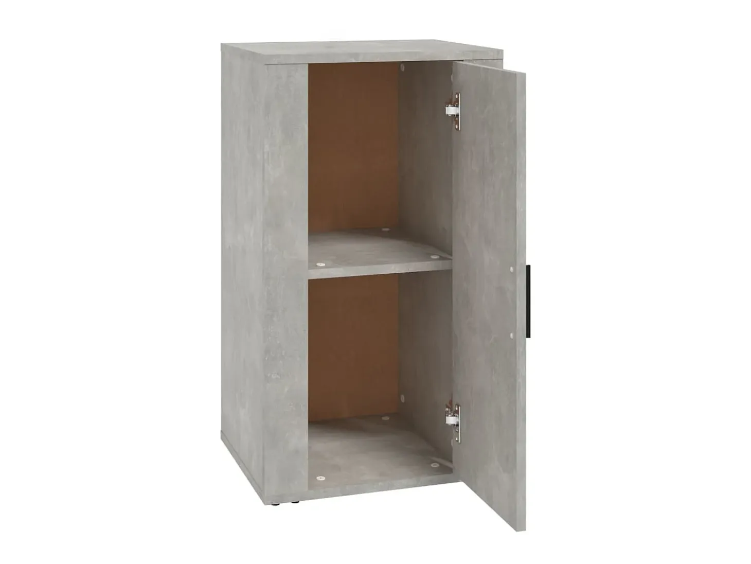 Aparador de madera contrachapada gris hormigón 40x33x70 cm ES59681