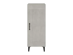Aparador de madera contrachapada gris hormigón 34,5x34x90 cm ES31434