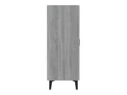 Aparador de madera contrachapada gris Sonoma 70x34x90 cm