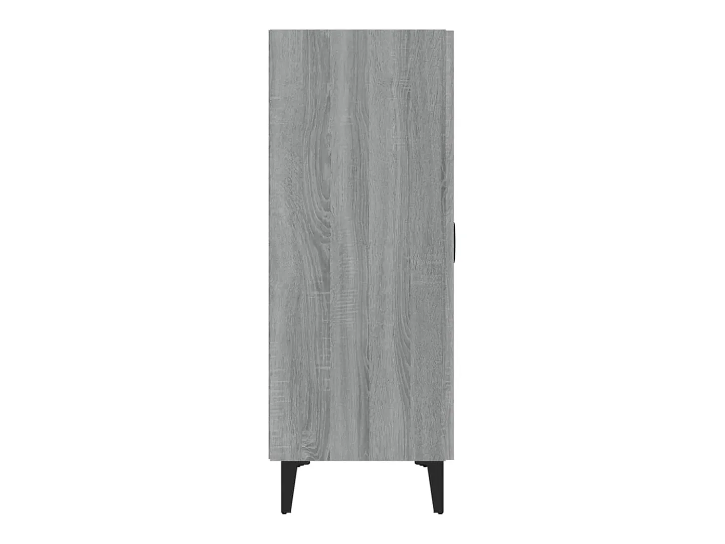 Aparador de madera contrachapada gris Sonoma 70x34x90 cm
