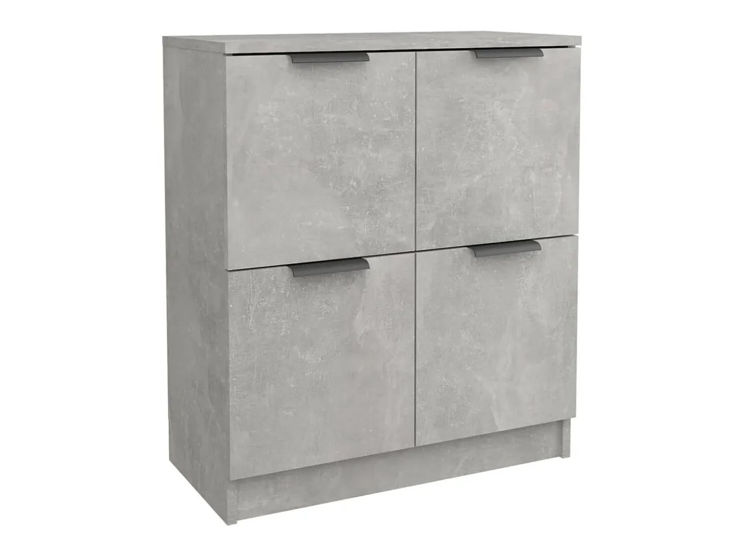 Aparador de madera contrachapada gris hormigón 60x30x70 cm ES38402