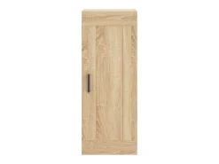 Aparador de madera contrachapada roble Sonoma 34,5x34x180 cm