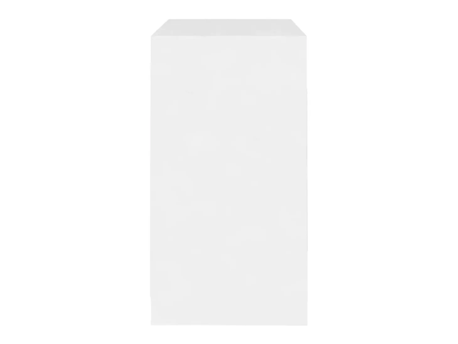 Aparador de madera contrachapada blanco 70x41x75 cm