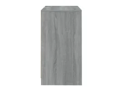 Aparador de madera contrachapada gris Sonoma 70x41x75 cm ES53491