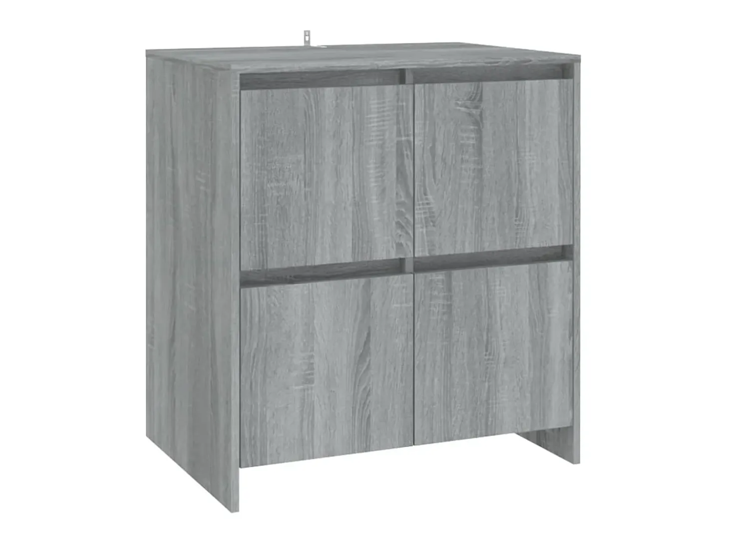Aparador de madera contrachapada gris Sonoma 70x41x75 cm ES53491