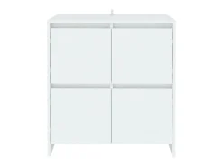 Aparador de madera contrachapada blanco 70x41x75 cm ES51494