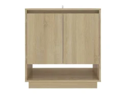 Aparador de madera contrachapada roble Sonoma 70x41x75 cm ES98924