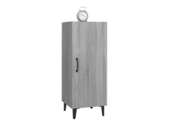 Aparador de madera contrachapada gris Sonoma 34,5x34x90 cm