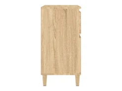 Aparador de madera contrachapada roble Sonoma 60x35x70 cm