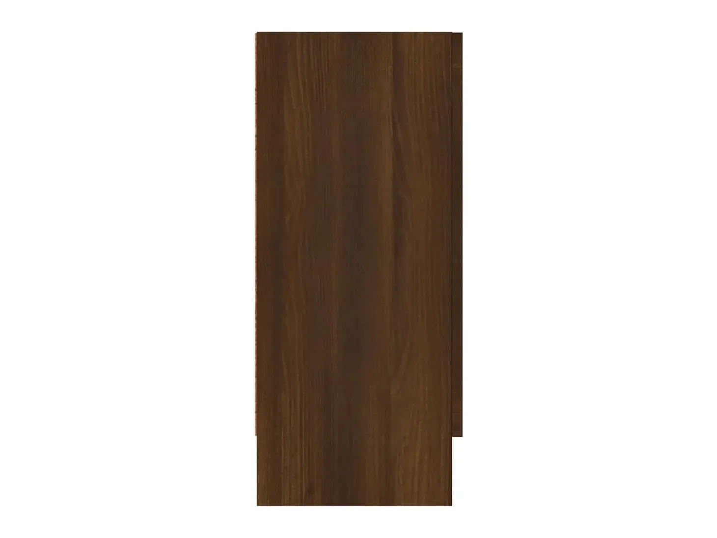 Aparador de madera contrachapada roble marrón 120x30,5x70 cm ES93569