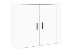 Aparador de madera contrachapada blanco 80x33x70 cm ES25726