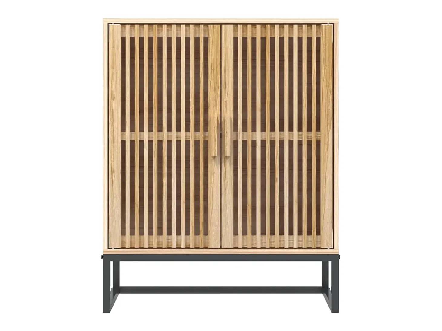 Aparador de madera contrachapada 60x30x75 cm