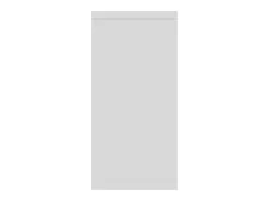 Aparador de madera contrachapada blanco 88x30x65 cm