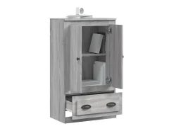 Aparador de madera contrachapada gris Sonoma 60x35,5x103,5 cm ES45892