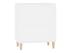 Aparador de madera contrachapada blanco 60x35x70 cm ES19399