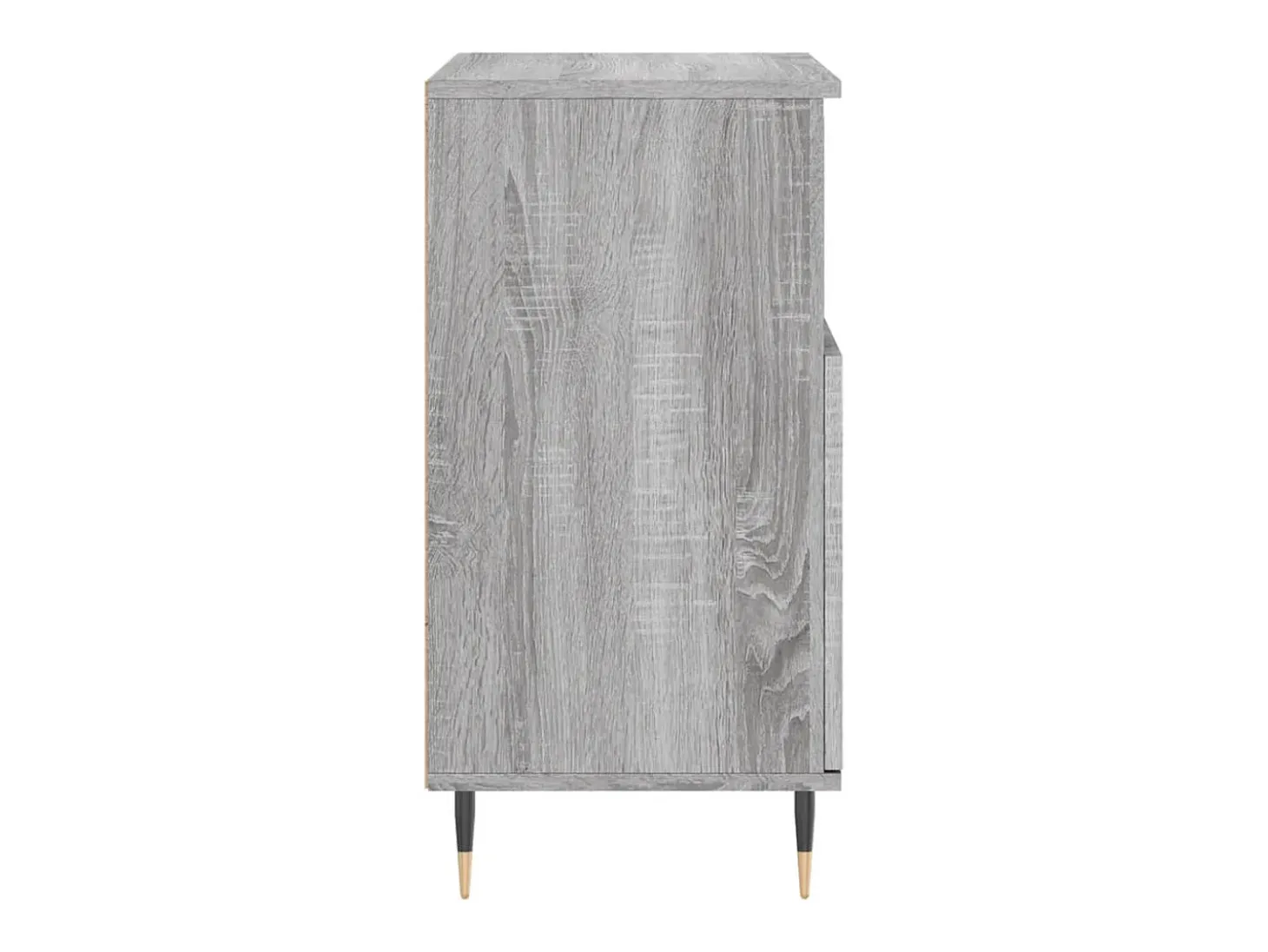 Aparador de madera contrachapada gris Sonoma 60x35x70 cm