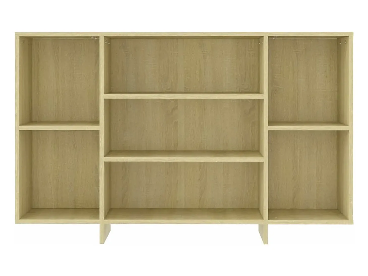 Aparador de madera contrachapada roble Sonoma 120x30x75 cm
