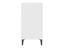 Aparador de madera contrachapada blanco 57x35x70 cm