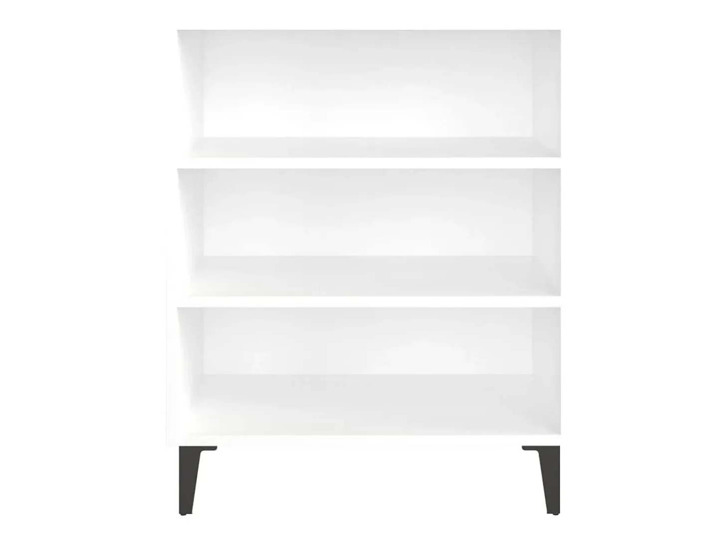 Aparador de madera contrachapada blanco 57x35x70 cm