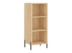 Aparador de madera contrachapada roble Sonoma 34,5x34x180 cm