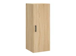 Aparador de madera contrachapada roble Sonoma 34,5x34x180 cm
