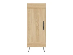 Aparador de madera contrachapada roble Sonoma 34,5x34x180 cm