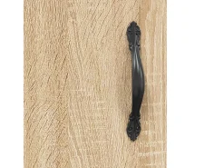 Aparador de madera contrachapada roble Sonoma 34,5x34x180 cm
