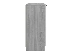 Aparador de madera contrachapada gris Sonoma 60x30x70 cm ES34783
