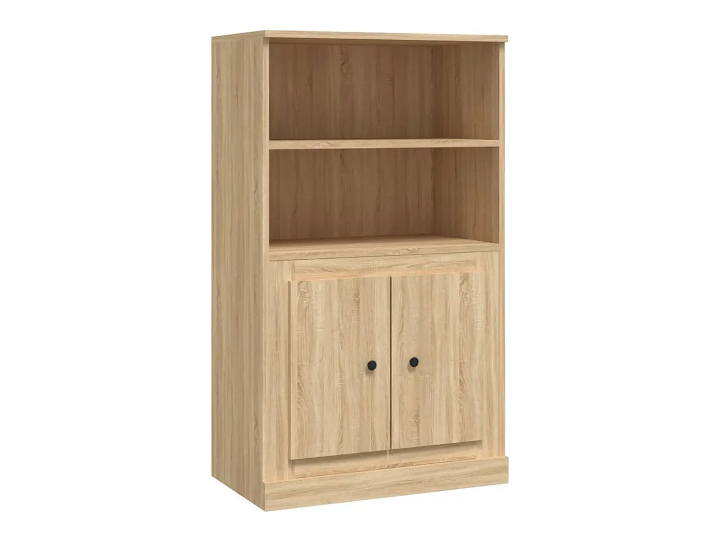 Aparador de madera contrachapada roble Sonoma 60x35,5x103,5 cm ES954520