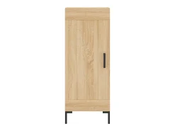 Aparador de madera contrachapada roble Sonoma 34,5x34x180 cm