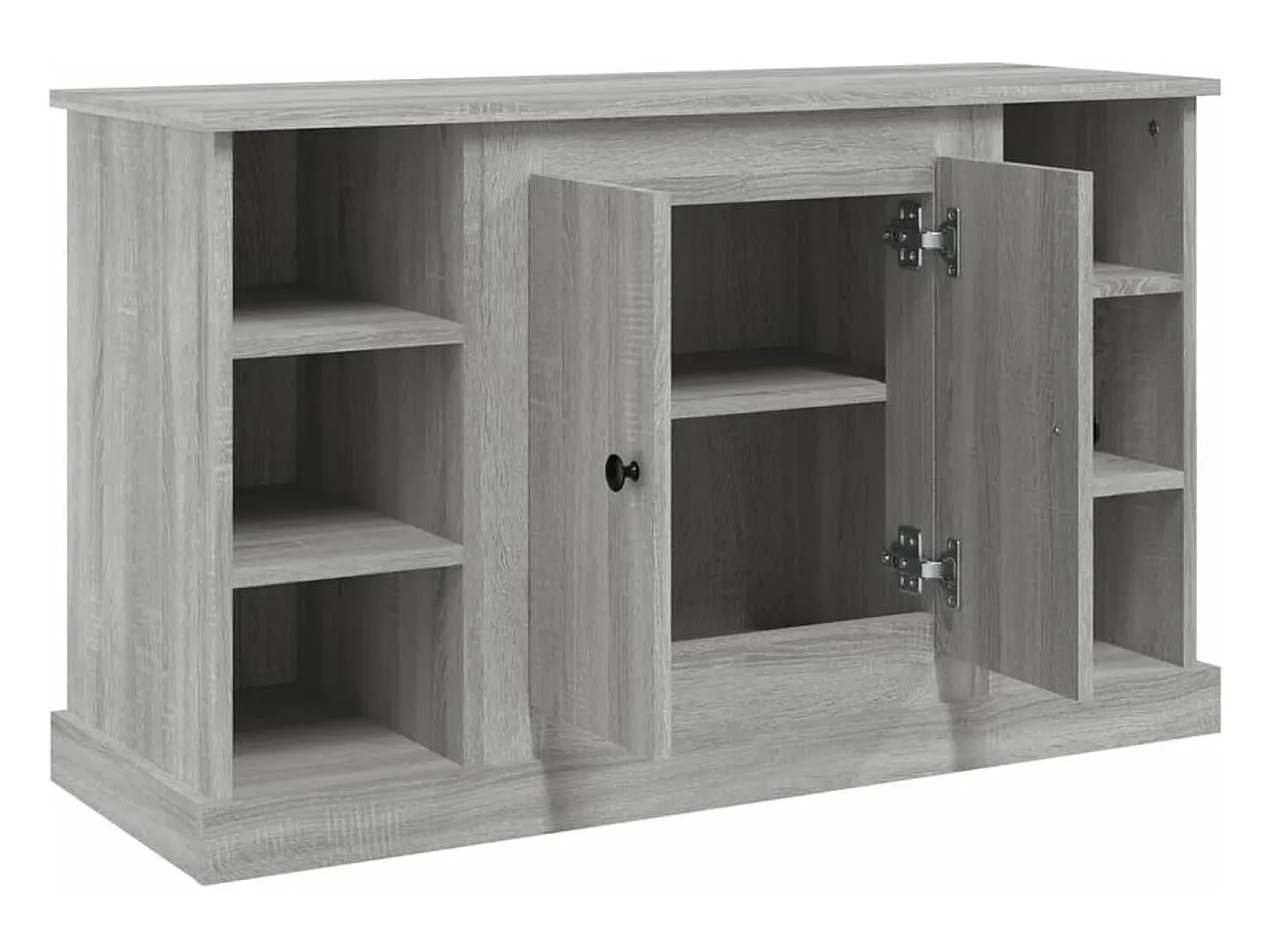 Aparador de madera contrachapada gris Sonoma 100x35,5x60 cm