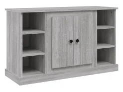 Aparador de madera contrachapada gris Sonoma 100x35,5x60 cm