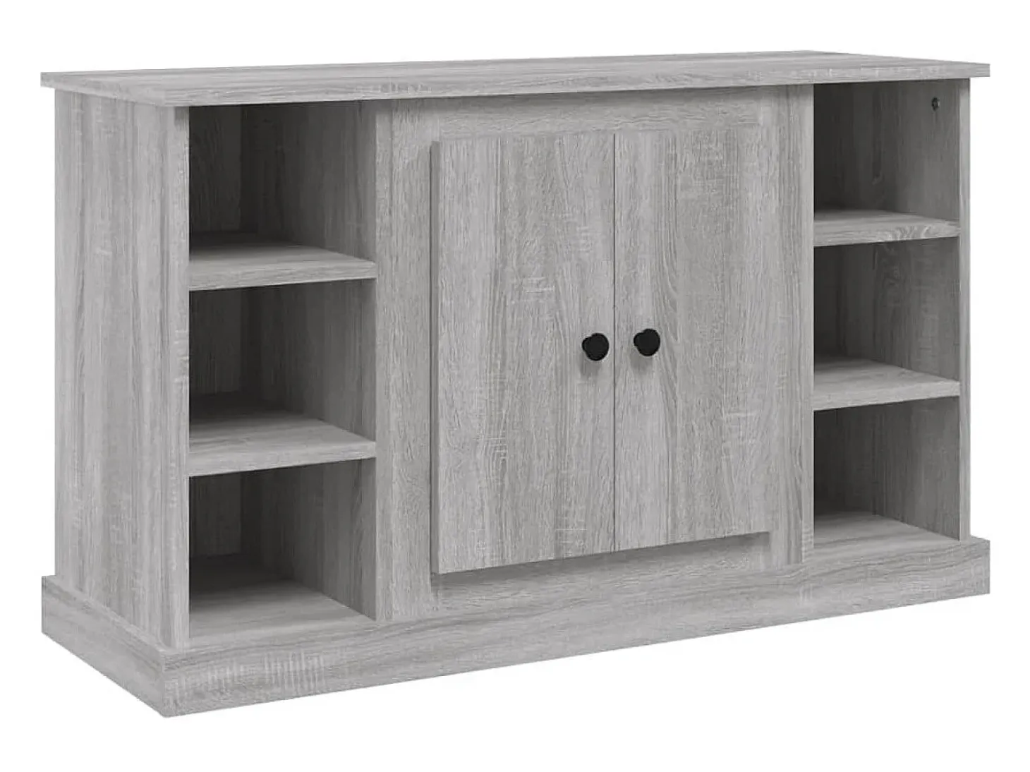 Aparador de madera contrachapada gris Sonoma 100x35,5x60 cm