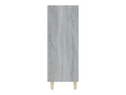 Aparador de madera contrachapada gris Sonoma 69,5x32,5x90 cm