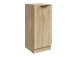 Aparador de madera contrachapada roble Sonoma 30x30x70 cm