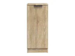 Aparador de madera contrachapada roble Sonoma 30x30x70 cm